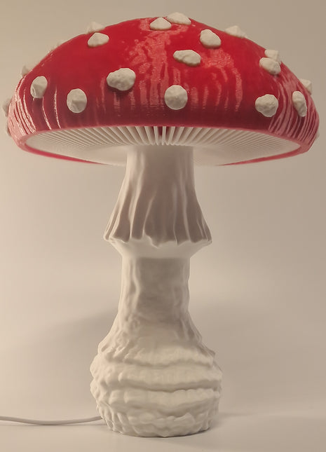 Amanita mushroom tafellamp