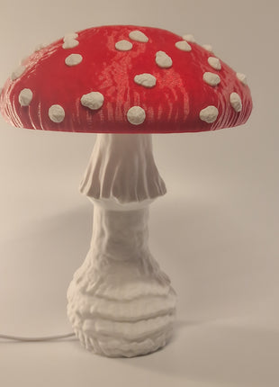 Amanita mushroom tafellamp