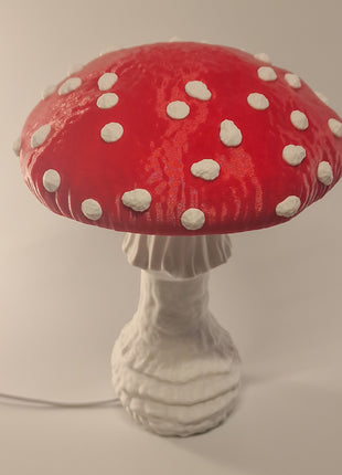 Amanita mushroom tafellamp