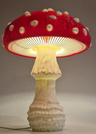 Amanita mushroom tafellamp