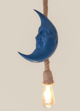 Nomad Moon hanglamp blauw