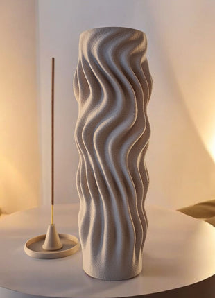 Soreli wierookhouder - matte zandkleur