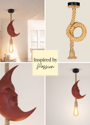 Nomad Moon hanglamp rood
