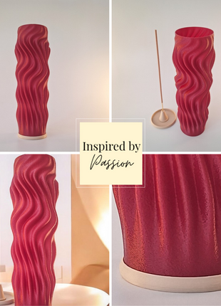 Soreli wierookhouder - robijn rode kleur