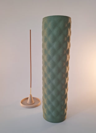Nerio wierookhouder in matcha groen met subtiele structuur voor wierookstaafjes