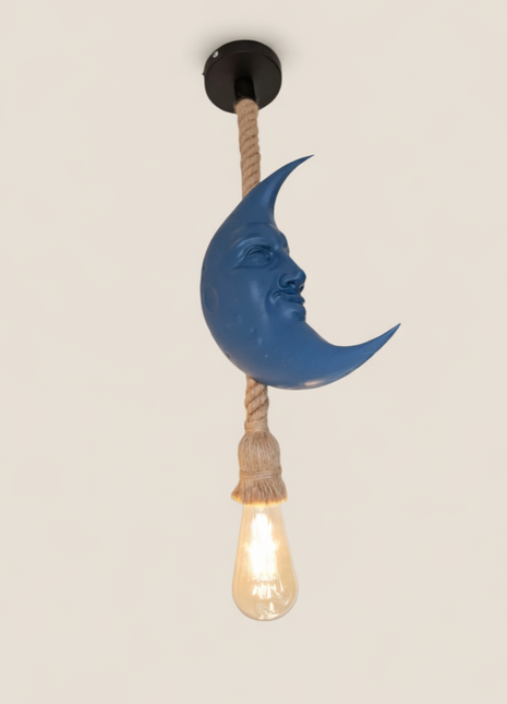 Nomad Moon hanglamp blauw