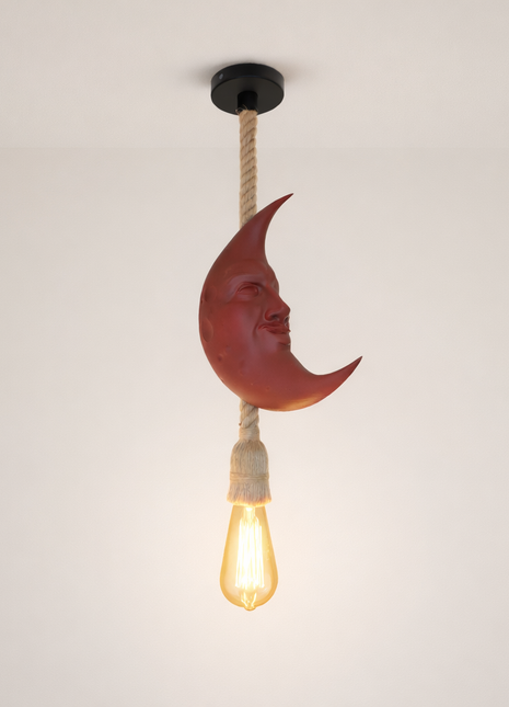 Nomad Moon hanglamp rood